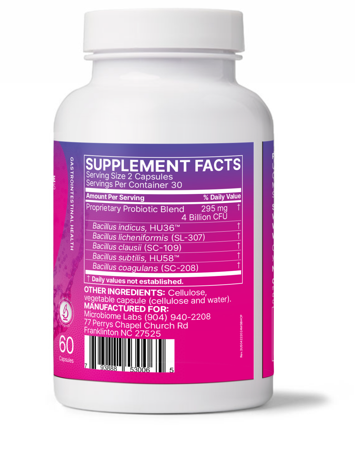 WegaSporeBiotic Gastrointestinal Health